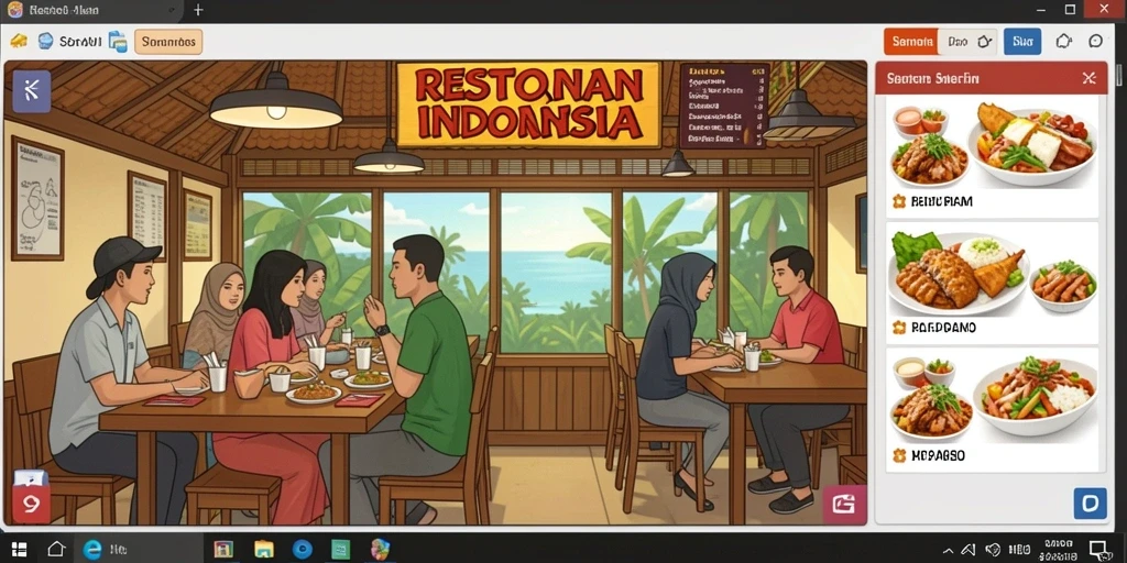 Tampilan antarmuka yang user-friendly.