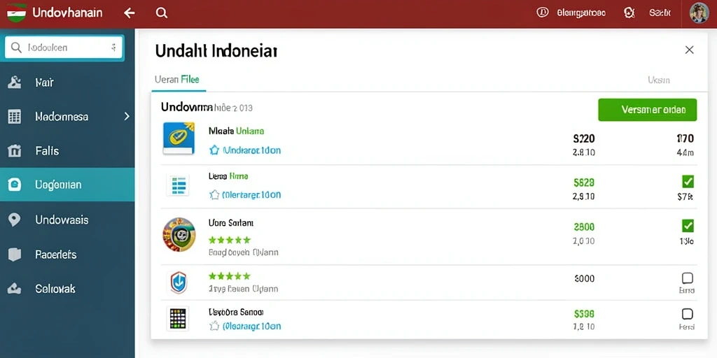 Tampilan antarmuka yang menarik dan mudah dinavigasi.