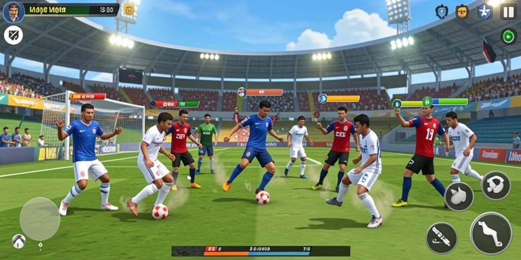 Tampilan awal game dengan karakter menarik.